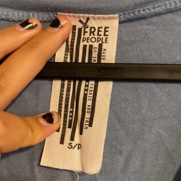 Free People blue bodysuit - Picture 2 of 5